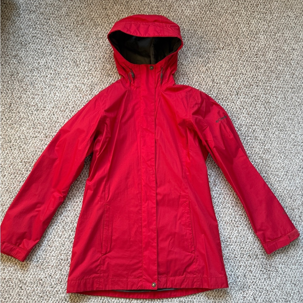 Columbia Women's Splash A Little Rain Jacket in red